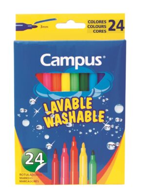 ROTULADOR CAMPUS LAVAB.PUNTA 3mm 24 Col