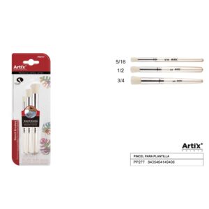 BLISTER/ 3 PINCELES  PARA PLANTILLAS PP275