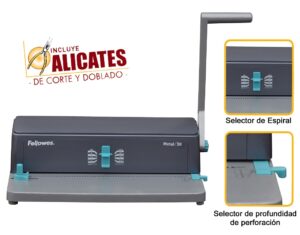 ENCUADER. ESPIRAL MET.(5:1) 12h.FELLOWES 50