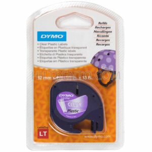 CINTA DYMO LETRATAG PLASTIC.12267 N/TRANS