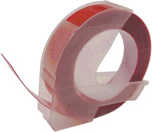 CINTA DYMO MANUAL  9X3 ROJA