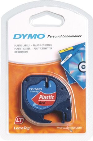 CINTA DYMO LETRATAG PLASTIC.91203 N/R