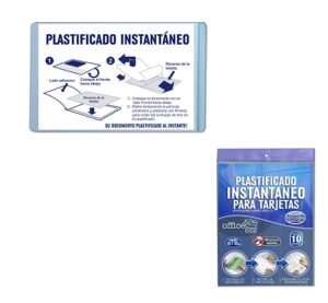PLASTICO PLASTIFICADO EN FRIO 65x95 BOLSA/10