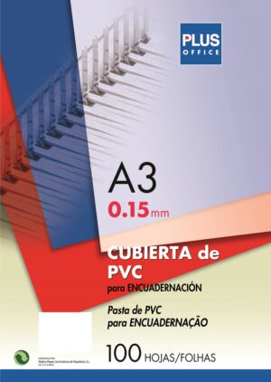 CUBIERTAS ENC.A3 180 PV P/100 CRISTAL TRAN