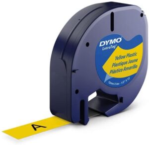 CINTA DYMO LETRATAG PLASTIC.91202 N/AM