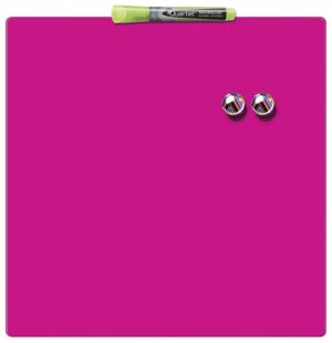 PIZARRA MAGNETICA 360x360mm.C/ROT.+ IMANES PINK