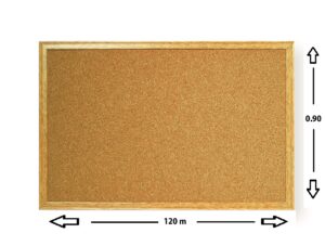PIZARRA CORCHO MEMO  8 mm.90X120