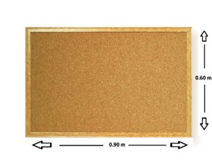 PIZARRA CORCHO MEMO  8 mm.60X 90