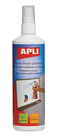 SPRAY LIMPIA PIZARRAS APLI 250ml