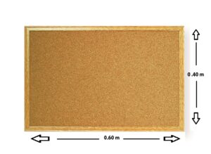 PIZARRA CORCHO MEMO  8 mm.40X 60