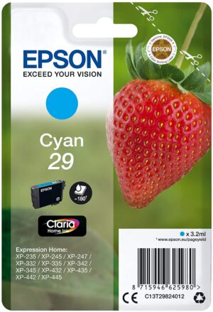 INKJET EPSON ORIGINAL T2982.40 CYAN