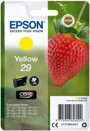INKJET EPSON ORIGINAL T2984.40 AMARILLO