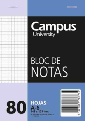 BLOC PERFORADO A6 CUA 80h