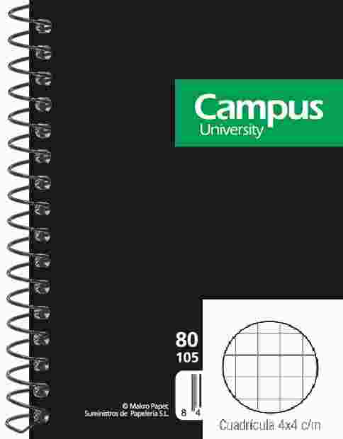 BLOC ESPIRAL 1/80 60gr.C/NATURAL*16/80 H.