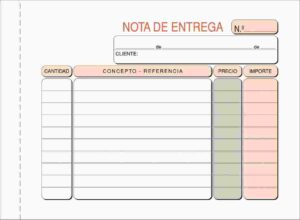 TALONARIO NOTA ENTREGA 4ºAP.S/M DUPLI.E.CALCO