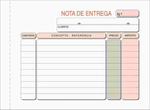 TALONARIO NOTA ENTREGA 8ºAP. DUPL.E.CALCO