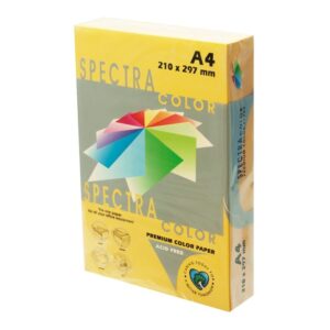 PAPEL A4 80gr.P/500 AMARILLO INTENSO