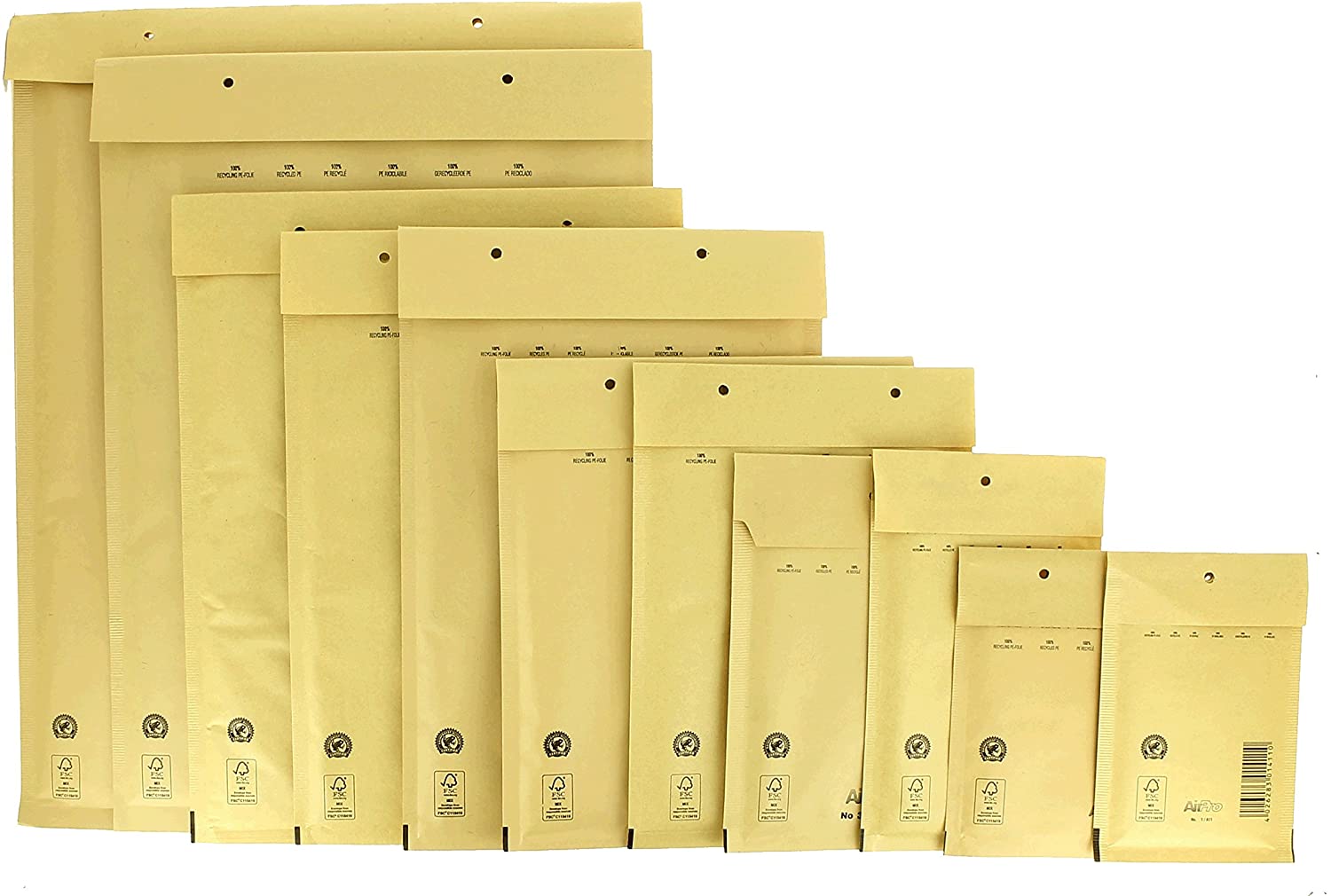 BOLSA BURBUJA KRAFT GRANEL 240X330 Nº 7 AK-17