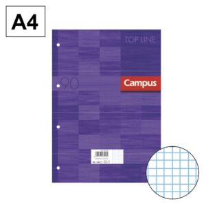 RECAMB.A4 4A.90gr 100h CAMPUS CUADR 3x3