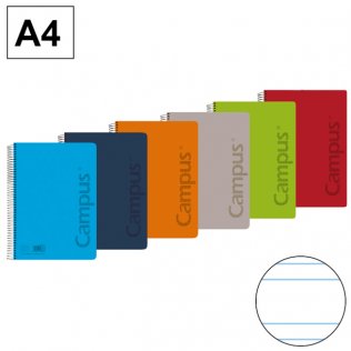 BLOC ESP.POLIPROP.A4 80h.90gr.CAMPUS PAUTA 3,5