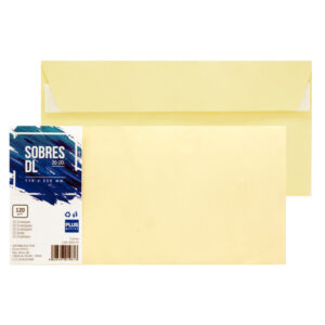 Pte/20 SOBRES PLUS 110x220 DL CREMA