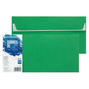 Pte/20 SOBRES PLUS 110x220 DL VERDE OSC.