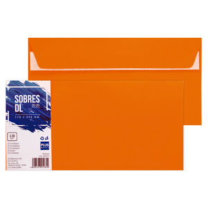 Pte/20 SOBRES PLUS 110x220 DL NARANJA