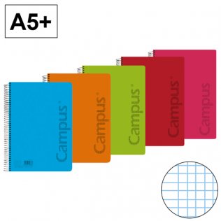 BLOC ESP.POLIPROP A5+ 80h.90gr.CAMPUS MM 3mm.MOD.46
