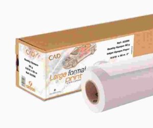 PAPEL PLOTTER 90gr.0.610x50 OPACO