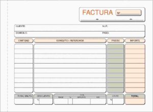 TALONARIO FACTURAS 4ºAP.S/M DUPL.E.CALCO