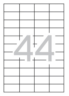 ETIQUETAS A4  48,5x 25,4 C/100 APLI