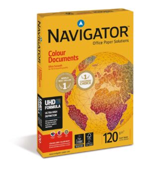 PAPEL A4 120gr P/250 NAVIGATOR COLOR DOCUM