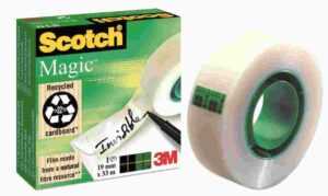 CINTA ADH.INVISIBLE 19mm X 33mt SCOTCH MAGIC