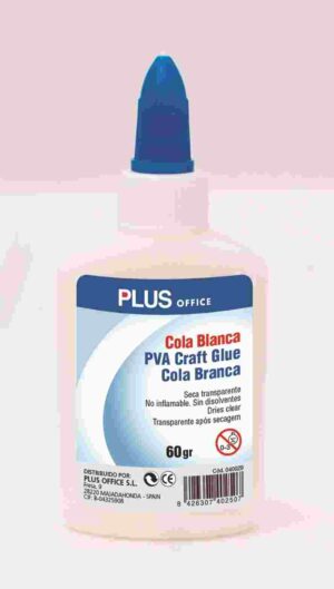 PEGAMENTO COLA BLANCA PLUS   60 gr.