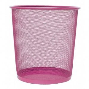 PAPELERA REJILLA PLUS PÑA C/FONDO 508 ROSA