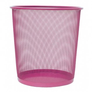 PAPELERA REJILLA PLUS PÑA C/FONDO 508 ROSA