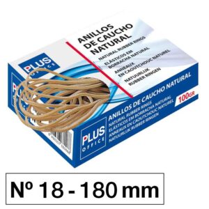 GOMILLAS ELASTICAS CAJA 100 GR. Nº 20