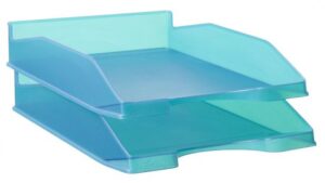 BANDEJA PLAST.ARCHIVO 2000 TRANSL.AZUL