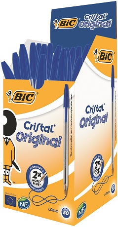 BOLIGRAFO BIC CRISTAL ORIGINAL C/50 AZUL