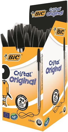 BOLIGRAFO BIC CRISTAL ORIGINAL C/50 NEGRO