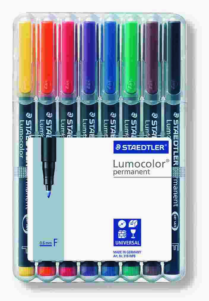 ROTULADOR OHP LUMOCOLOR FINA ESTUCHE/8 SURTID