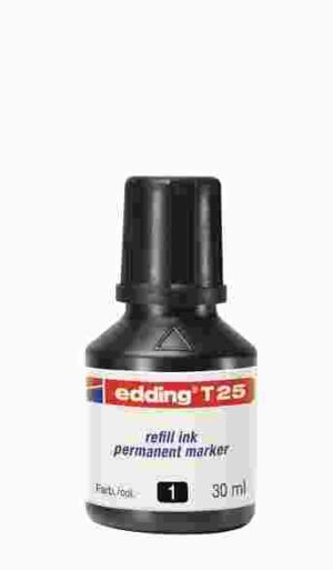 TINTA ROTULADOR EDDING T- 25 PÑA. NEGRA