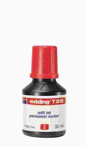 TINTA ROTULADOR EDDING T- 25 PÑA. ROJA