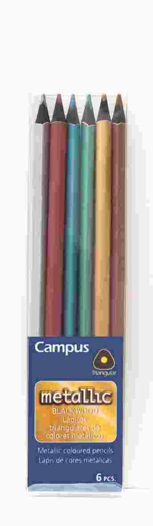 PINTURA LAPIZ CAMPUS METALLIC 6 Colores