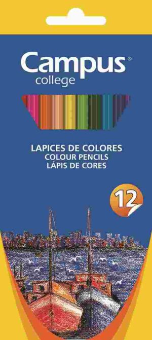 PINTURA LAPIZ CAMPUS 12 Colores