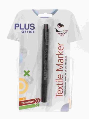 ROTULADOR ROPA PLUS OFFICE BLIST/1 NEGRO