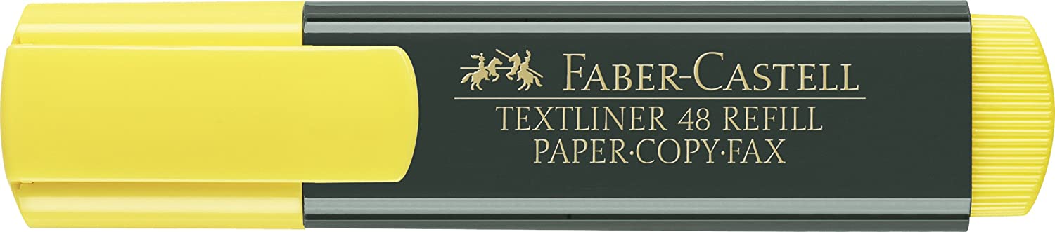 ROTUL.FLUOR FABER TEXTLINER B/1 AMARILLO - Imagen 2