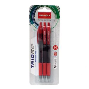 BLT/ 3 BOLIGRAFO UNIMAX TRIO RT GP ROJO