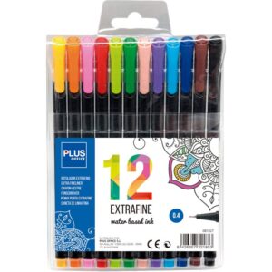 ROTULADOR PLUS 0,4 EXTRAFINE 12 Col