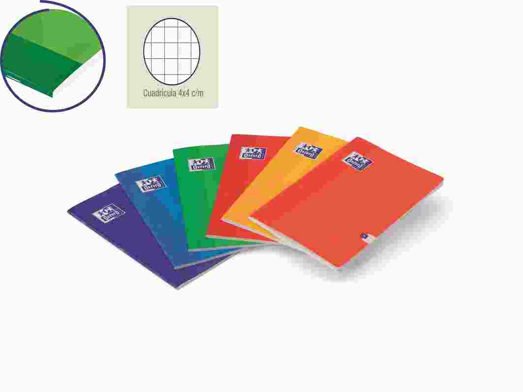 CUADERNO GR.PP A4 90gr.48h OXFORD 4mm